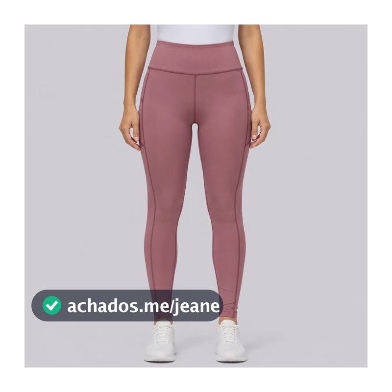 Calça Legging Fila Pocket Life Feminina Bordô Bordô - G