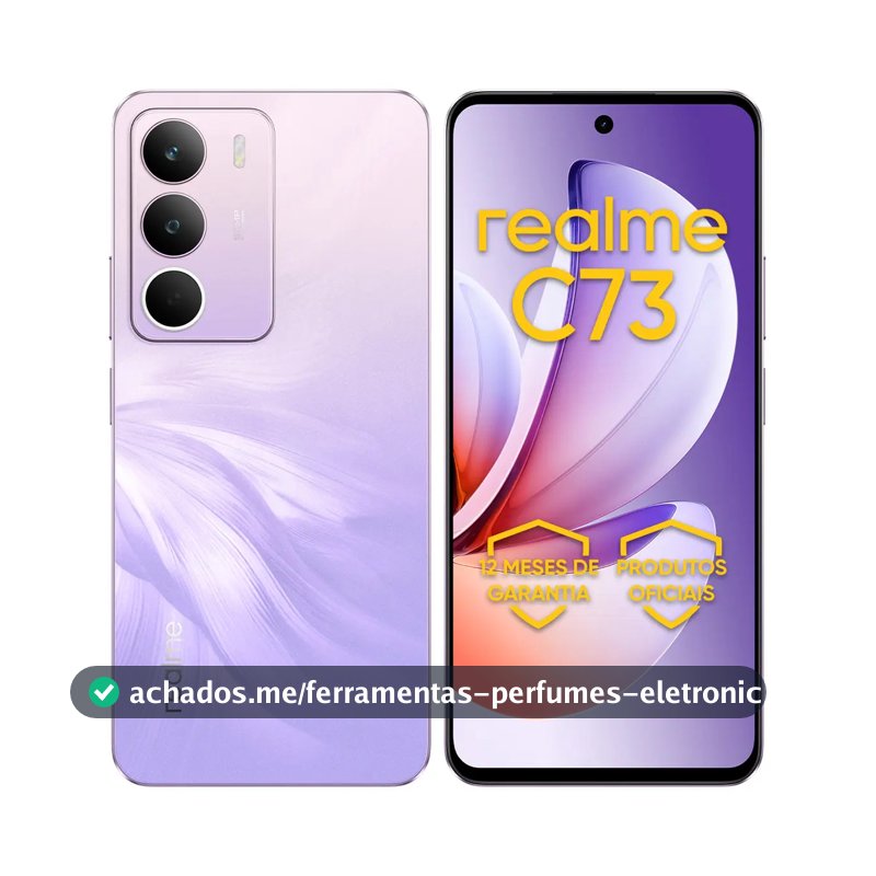 Celular Smartphone Realme C73 256gb 8gb Ram Dual Sim 120hz 6 Ah Violeta
