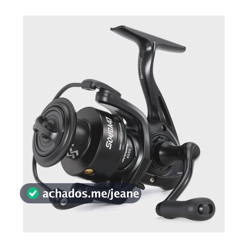 Molinete De Pesca 5,2:1 Drag Máximo10kg Alumínio Premium 2000 Série