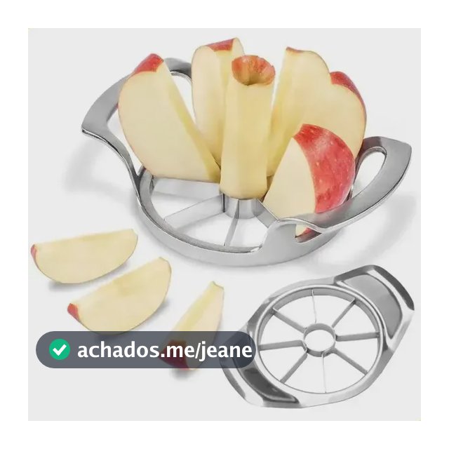 Ferramenta Separadora Apple Slicer Corer De Aço Inoxidável P Prateado