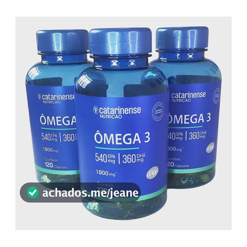 Ômega 3 1000mg Catarinense Epa 540mg em cápsula Sem sabor x 120g de 120 un