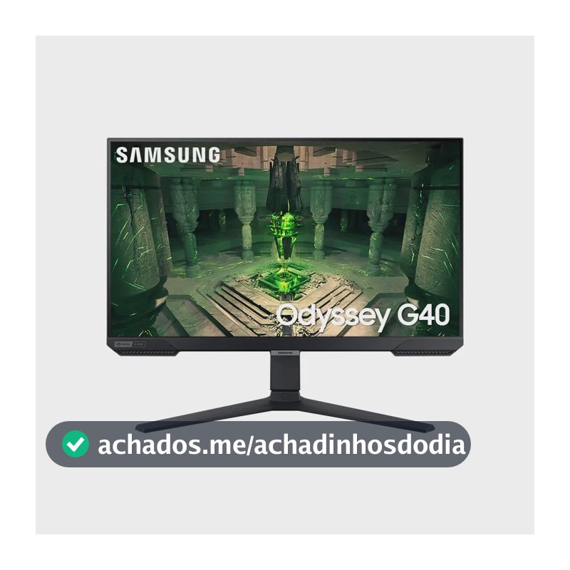 Monitor Gamer Samsung Odyssey G40 27 , 240 Hz, 1ms, Ajuste De Altura, Gsync, Freesync,hdmi, Dp, Fhd, Preto
