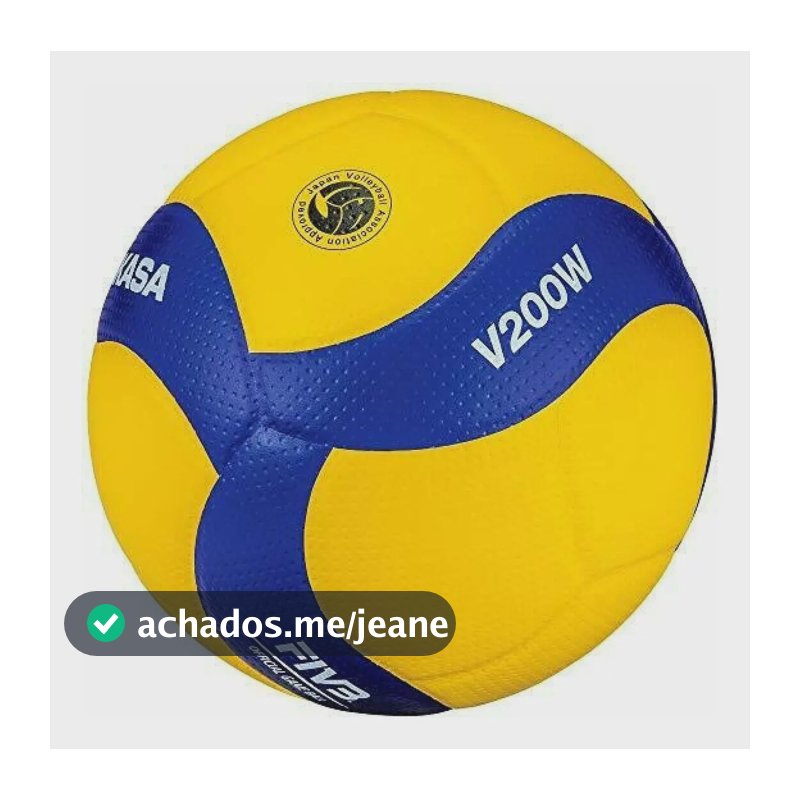 Bola De Vôlei Mikasa V200w Nº 5 Fivb Cor Azul
