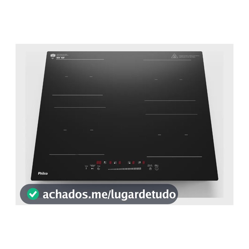 Cooktop De Indução Pctq1 Função Turbo 4 Bocas Philco