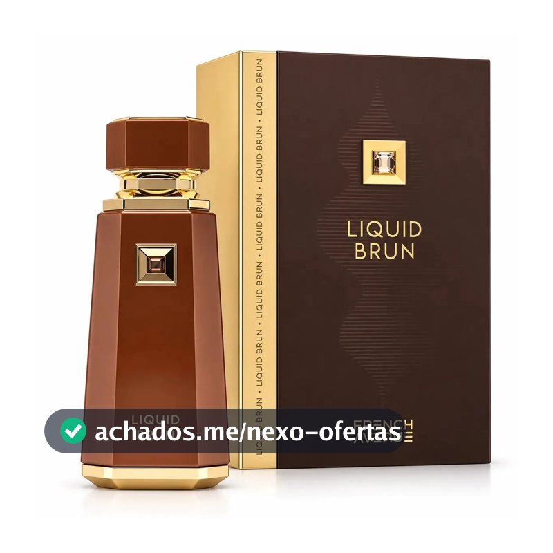 Perfume Árabe Masculino Liquid Brun French Avenue Eau De Parfum 100ml