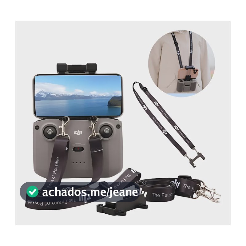 Cordão Alça Controle P/ Dji Mini 4k 3 4 5 Flip Neo 2 Lito X1