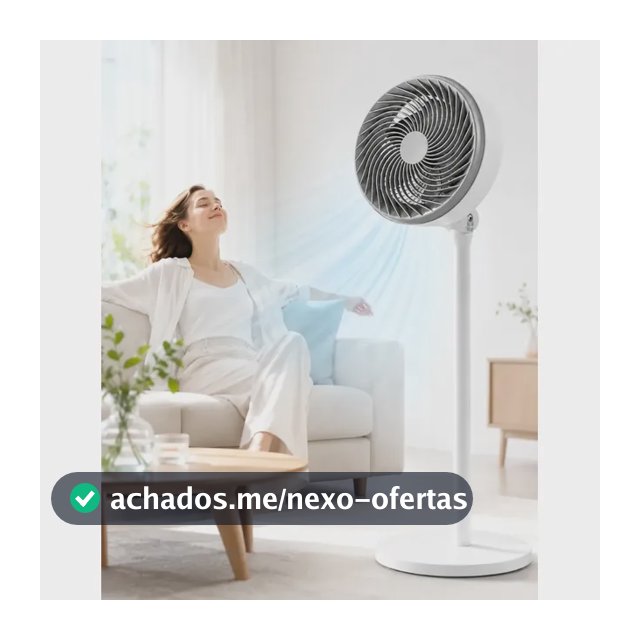 Ventilador De Coluna/mesa Rotação Potente Desmontável Torre Branco 110v