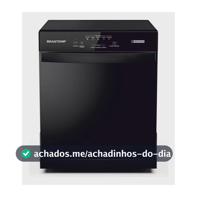 Lava Louças Brastemp 8 Serviços Preta - BLF08AE Preto