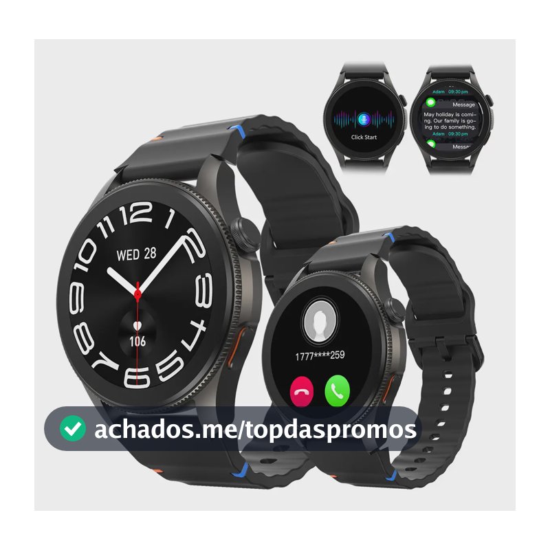 Basike 1.43'' Ia Relógio Smartwatch Redondo Masculino E Feminino Com Gps, Chatgpt,assistente De Voz, Chamadas Bluetooth, Mercado De Ações,rfc,resistência À Água 3atm, 100 + Modos De Esporte Etc.