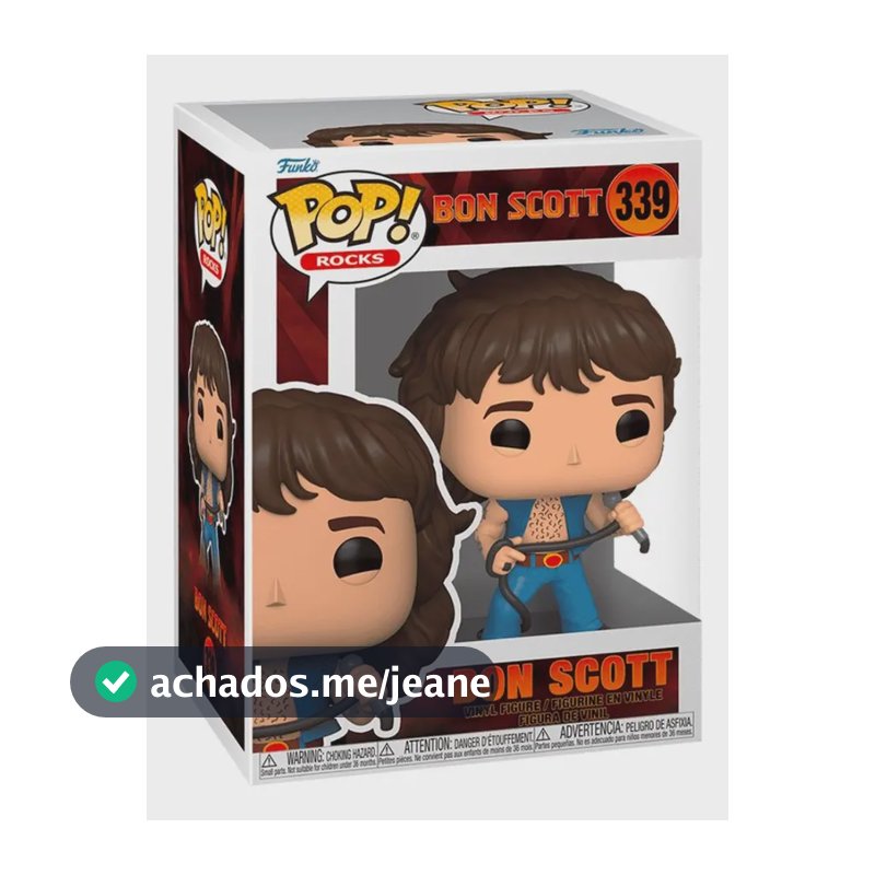 Funko Pop Rocks Ac/dc Bon Scott 339