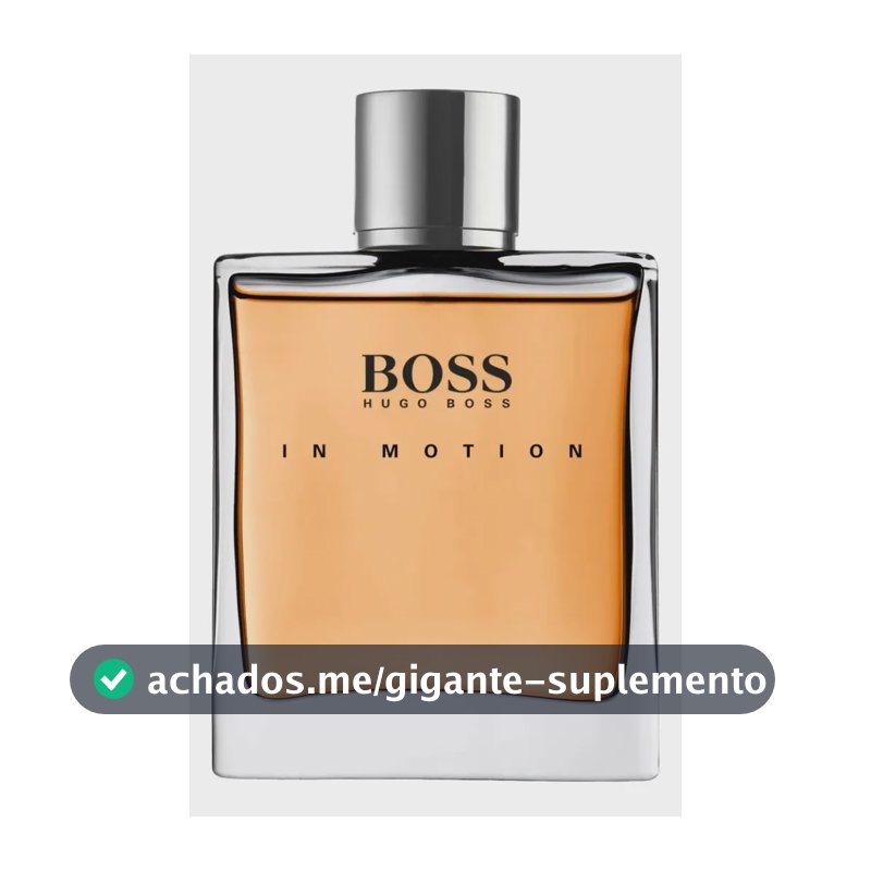 Perfume Boss In Motion Eau De Toilette Spray Masculino 100ml Hugo Boss