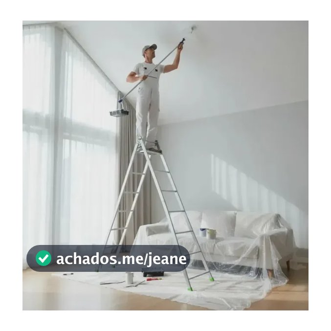 Escada 7 Degraus Extensiva Reforçada Prata Ferro