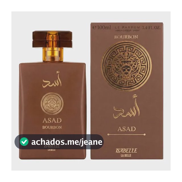 Perfume Masculino Asad Bourbon 100ml marca Isabelle La Belle