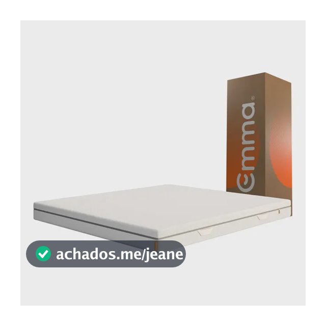 Colchão Casal Emma Duo Comfort 138x188cm, Dupla Face, à Vácuo, Suporte Ideal para o Corpo, Alta Durabilidade, Capa Lavável