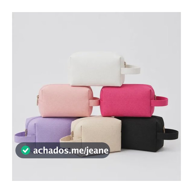 Kit 10 Necessaires Alça Lisa Para Estampar Dtf