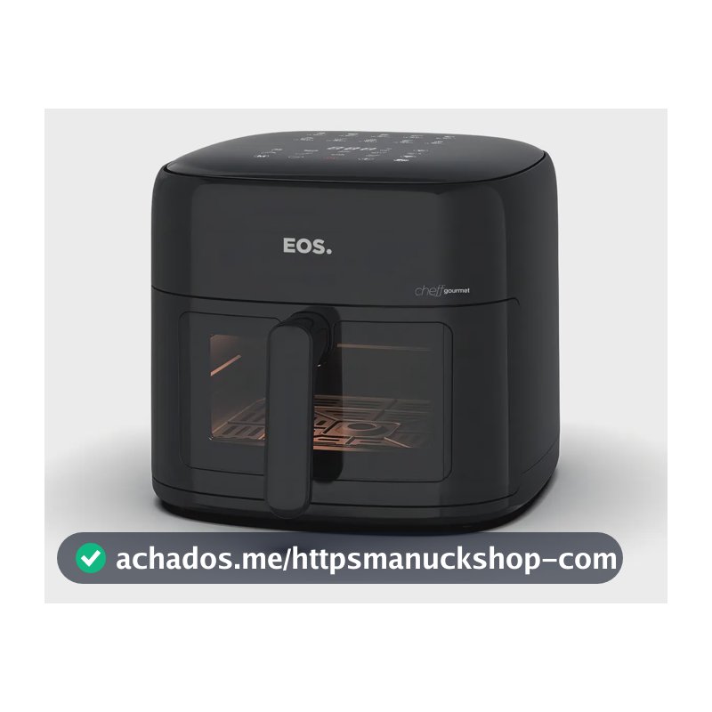 Fritadeira Sem Óleo Air Fryer Eos 6.2L Preto Eaf60p 127v
