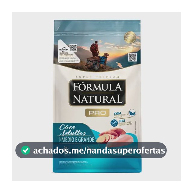 Fórmula Natural Pro Cão Adulto Médio E Grande 15kg