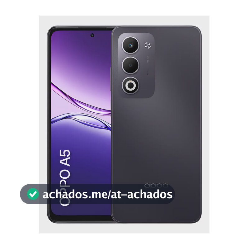 Smartphone OPPO A5 256GB 6GB RAM Física, 6GB RAM Virtual Bateria Gigante 6 Ah Câmera 50 MP AI IP65 Roxo