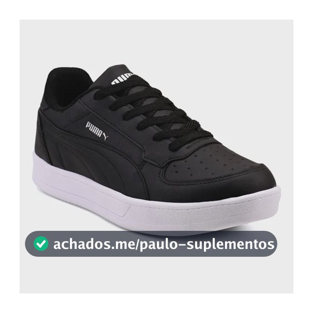 Tênis Puma Academia Corrida Caminhada Envio Imediato Novo Puma Preto 40 Br
