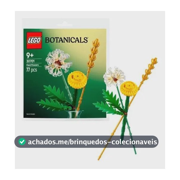 Lego Botanical Flores Del Campo 30701 - 77 PÇS
