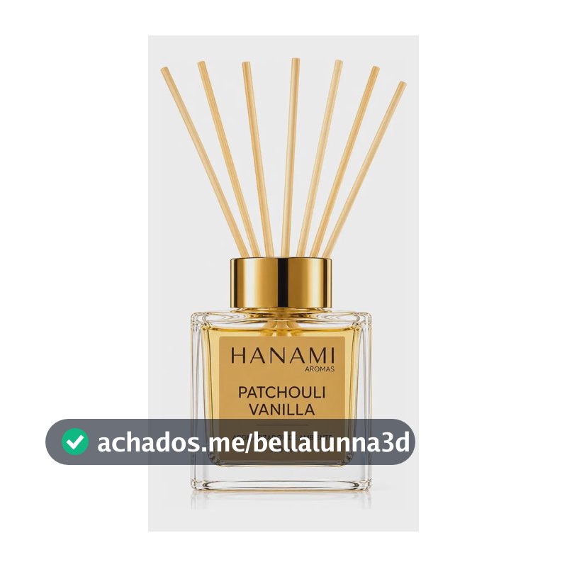 Difusor De Ambiente 100ml Patchoulli Vanilla Hanami Varetas