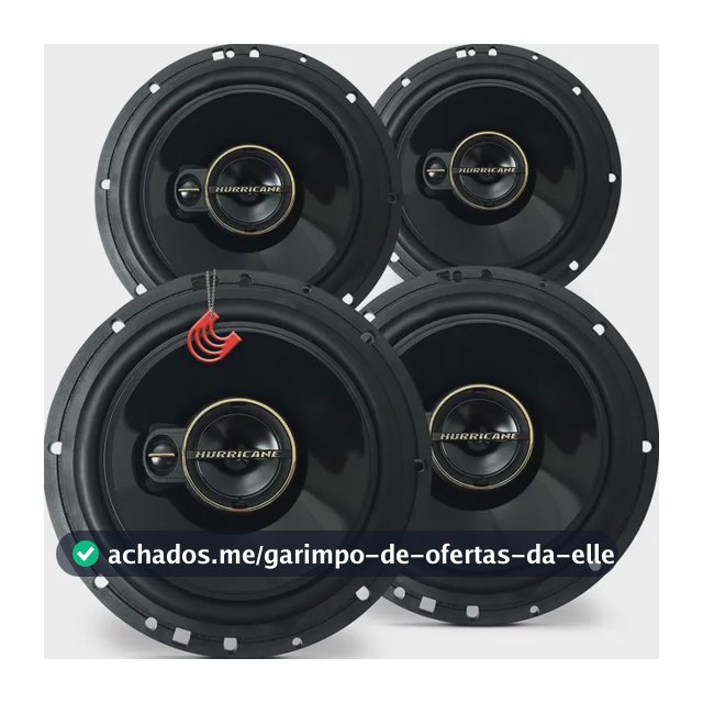 Kit 4 Alto Falante Som Automotivo Porta Dianteira E Traseira