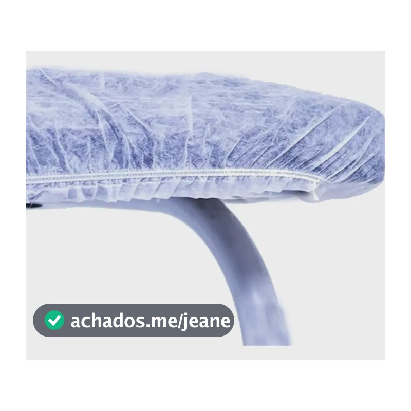 Lenço Lençol Maca Descartável Tnt C/ Elástico 2,2x0,9m 100un Branco