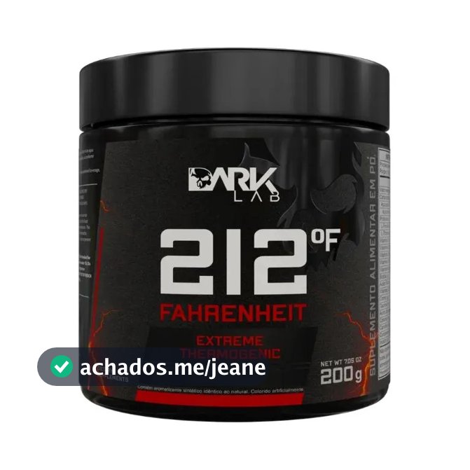 Termogênico 212 Fahrenheit Frutas Vermelhas 200g Dark Lab
