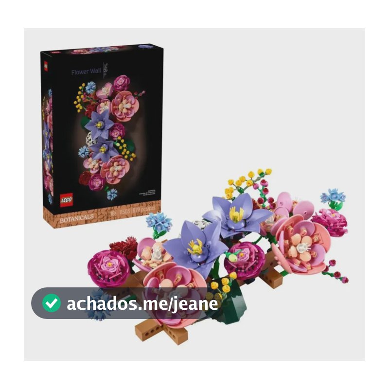 Parede floral arável da coleção Lego Botanicals 18+ 11503 879
