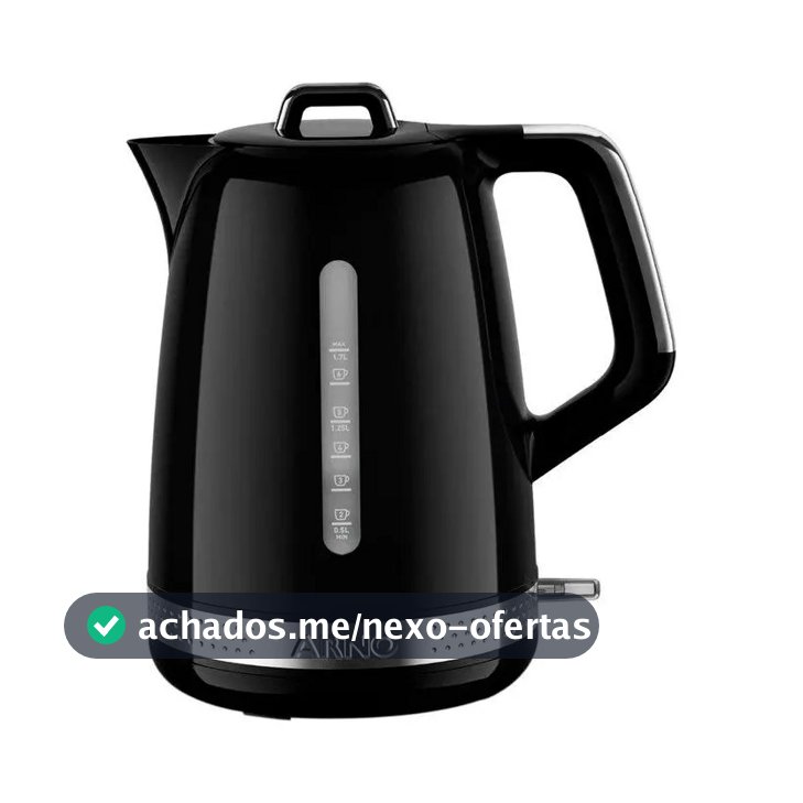Chaleira Elétrica Arno Soleil 1,7l Preta Spke