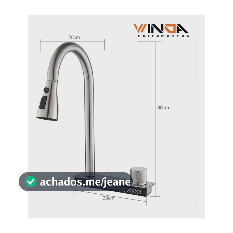 Cuba Pia Gourmet 75x45 Aço Inox 304 Premium Com Torneira Monocomando Cascata 360° Lavador De Copos Kit Completo Ducaly