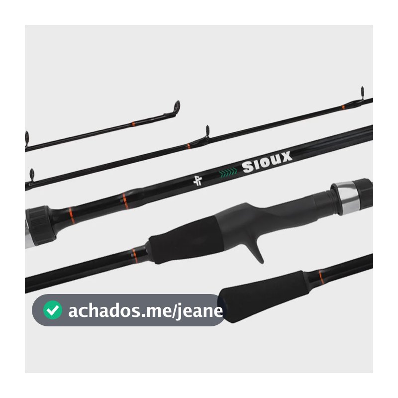 Vara De Carretilha Sioux C561 1,68mts 12-25lbs 1 Parte - Albatroz