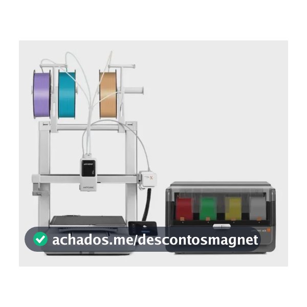 Impressora 3d Anycubic - Kobra X Combo Prateado