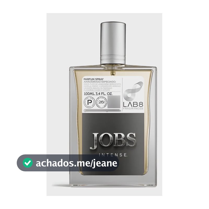 Perfume Lab 8 Jobs Intense 100ml (masculino) Oficial