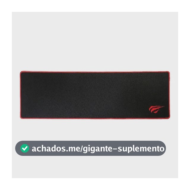 Mouse Pad gamer Havit Gamer HV-MP830 de borracha e tecido Magic Eagle 30cm x 90cm x 3mm preto