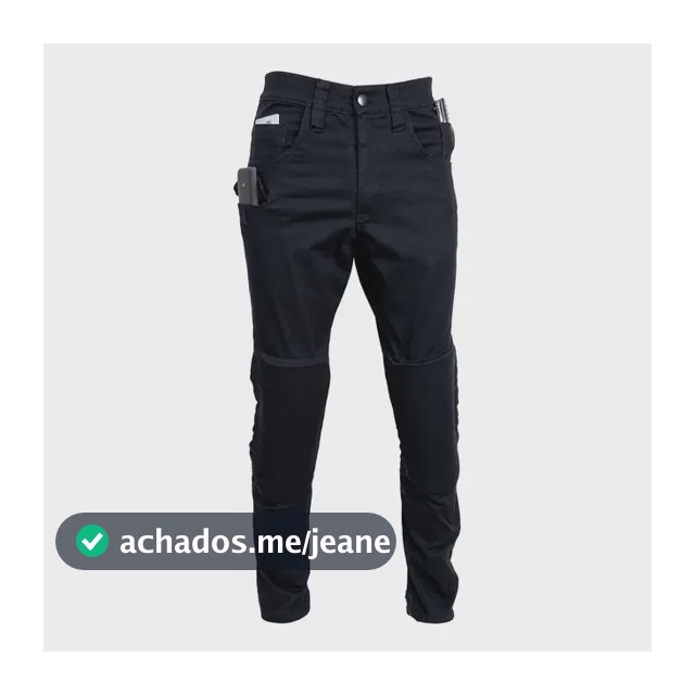 Calça Jeans Moto Proteção Joelhos Quadril Resistente À Água
