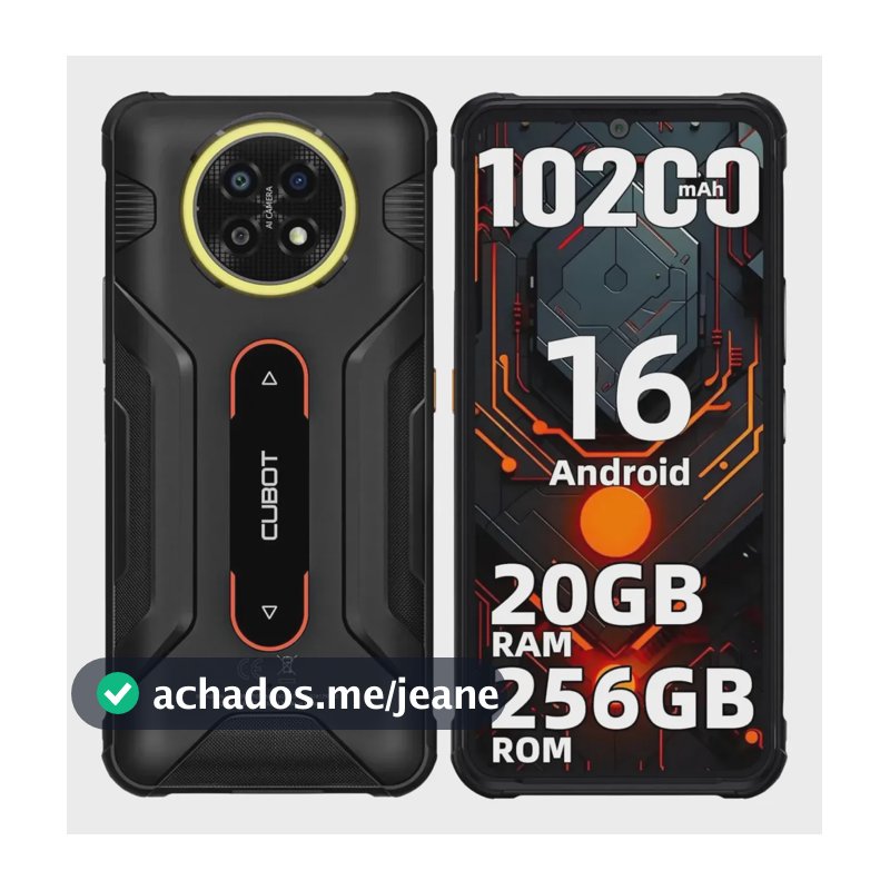 Cat S30 Cubot Kingkong Ace 5 20gb 256gb 10.2 Ah Robusto Preto