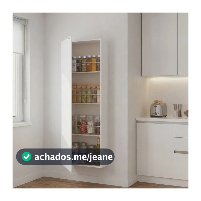 Armário Organizador Utilitário 1 Porta Branco Carraro
