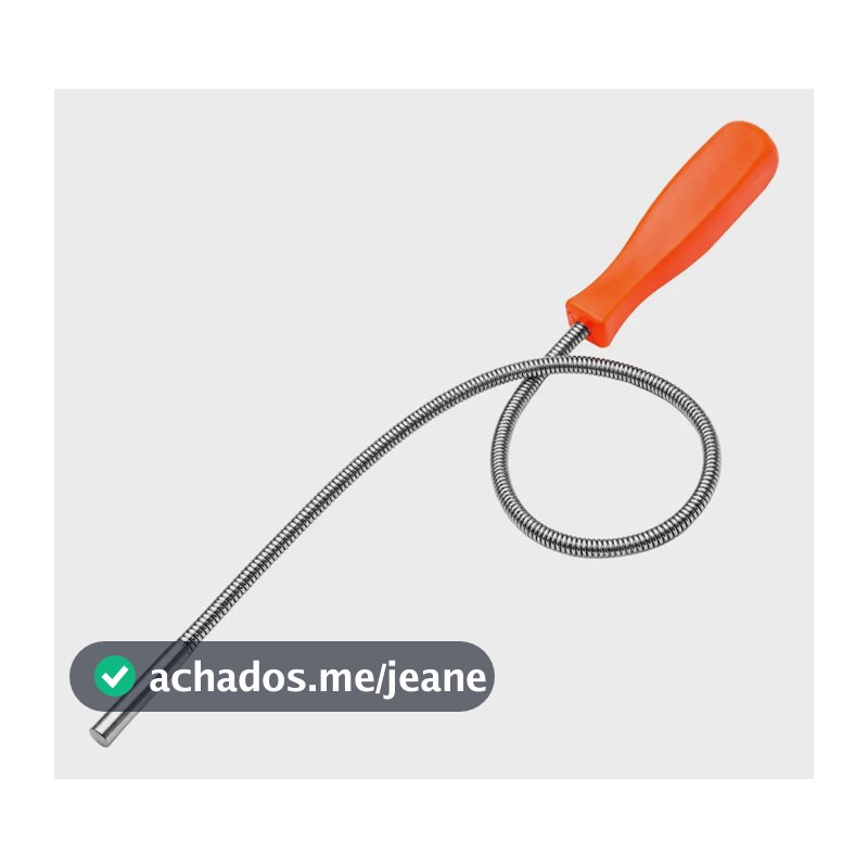 Pegador Flexível Com Ponta Magnética Pegador Metal 54cm