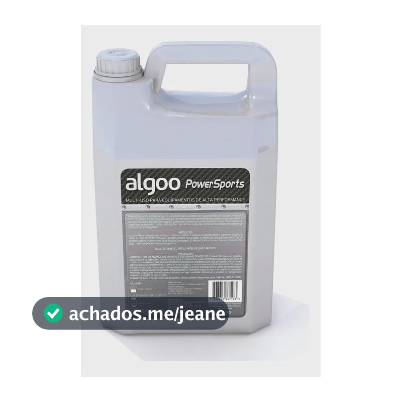 Limpador Desengraxante Óleo Algoo Multiuso Power Sports 5L