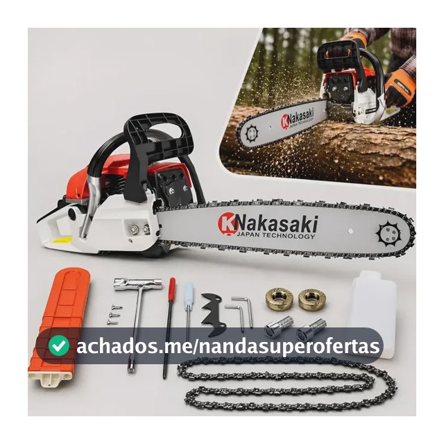 Motosserra A Gasolina 78cc 3.5hp Sabre 20 Polegada K NAKASAKI Profissional
