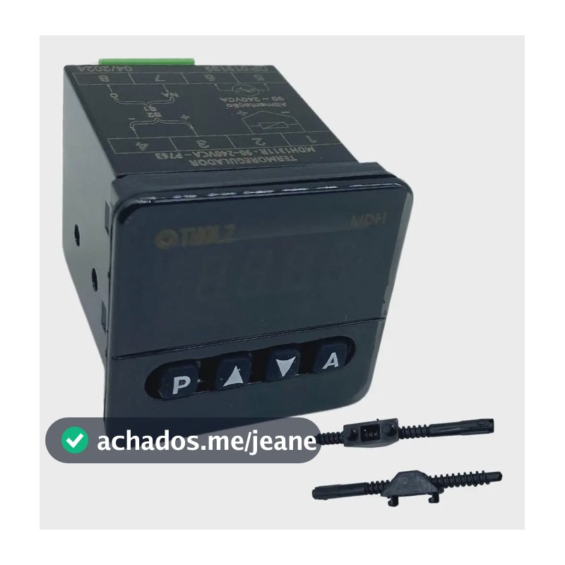 Controlador de Temperatura Tholz MDH1311R ON/OFF PID Display LED