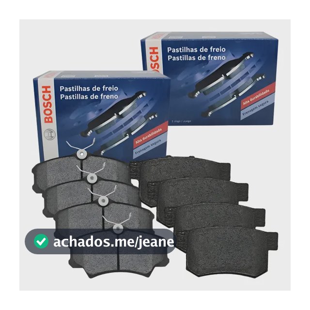 Pastilha Freio Dianteira + Traseira Bosch Civic