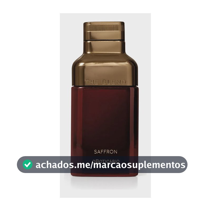 The Blend Saffron Eau De Parfum Masculino O Boticário 100ml