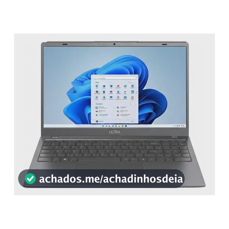 Notebook Win 11 Home Tela 15.6 Pol. 8gb, 128gb Ultra - Ub366 Cinza