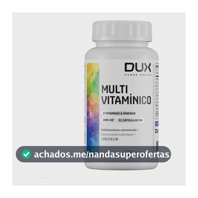 Multivitaminico 90 Cápsulas - Dux Nutrition Sem Sabor