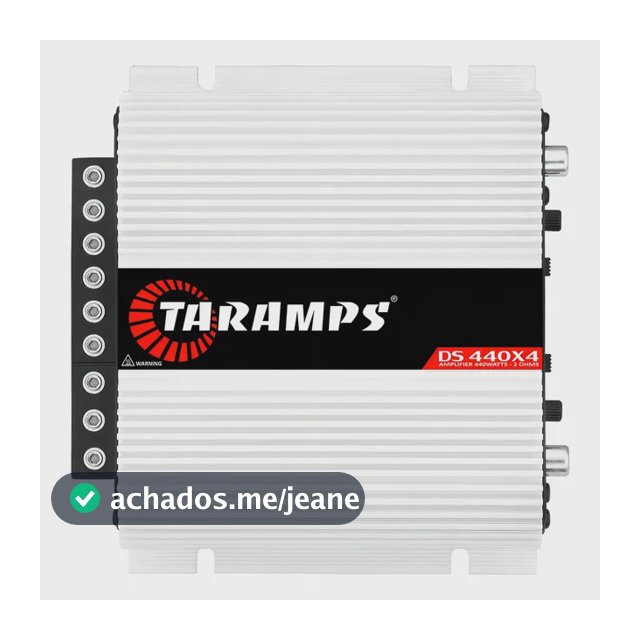 Modulo Taramps Ds 440x4 2 Ohms Amplificador 440w Digital Potencia 440 Rms 4 Canais Estereo ou 2 Canais Bridge 220w 4 Ohms