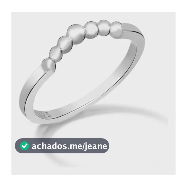 Anel Life Bolinhas Em Prata 925 14