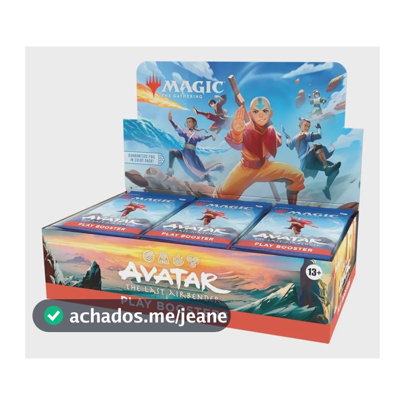 Magic The Gathering Avatar - Play Boosters Box - Inglês Inglês