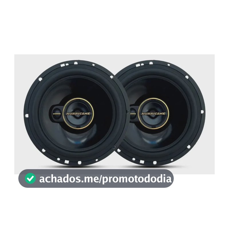 Par De Alto Falante Hurricane Triaxial Aurum A6t 6 Pol 120w RMS 240w max